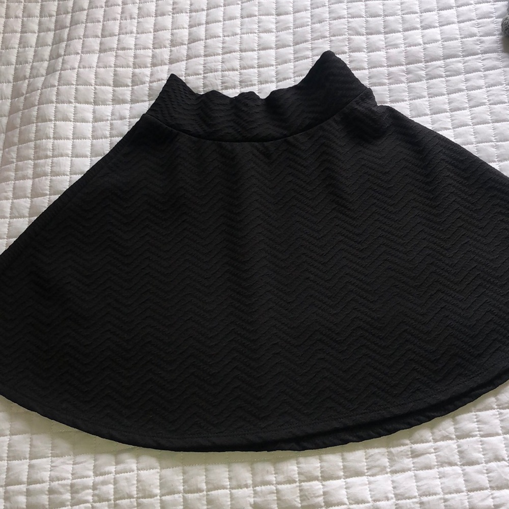 Forever 21 Black Skater Skirt
